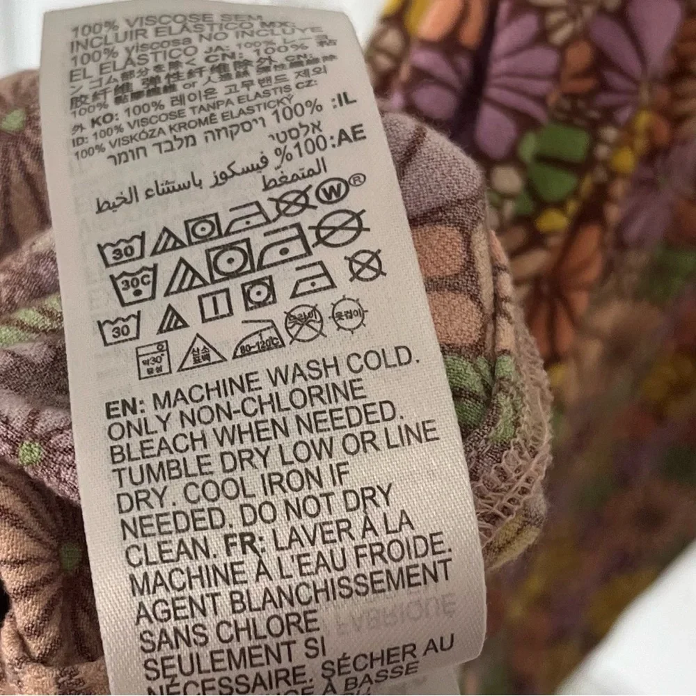 ROXY Evening Glow Again Floral Sleeveless Dress-Root Beer | XL - Picture 8 of 10